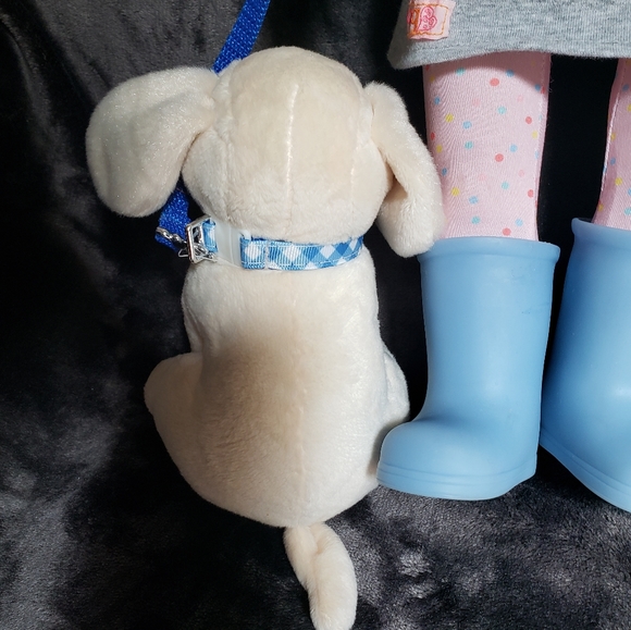 NWOB Our Generation Doll Megan & her pet golden retriever dog - Picture 11 of 12